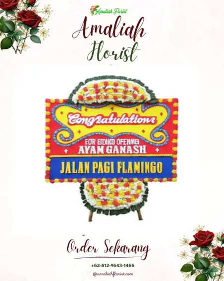 Sewa Papan Bunga Wakate